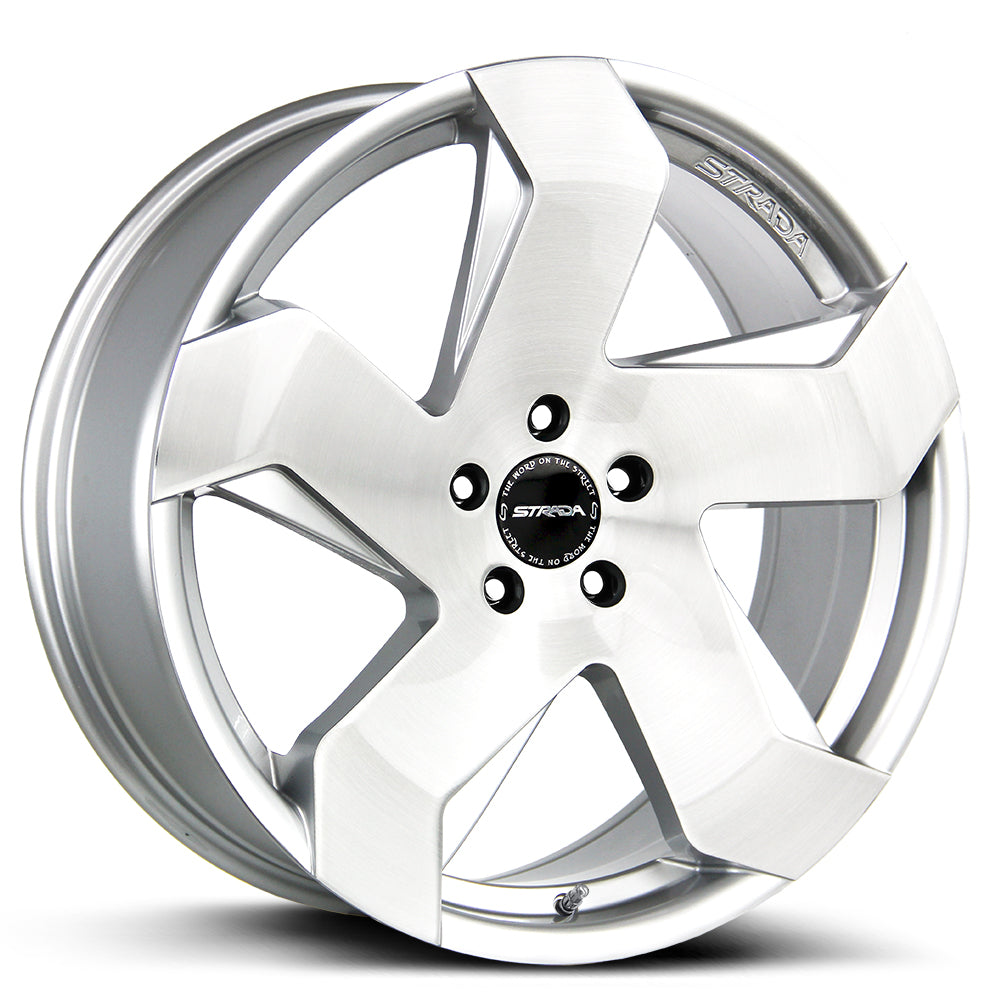 Strada Wheels S65 Coltello Silver Brushed