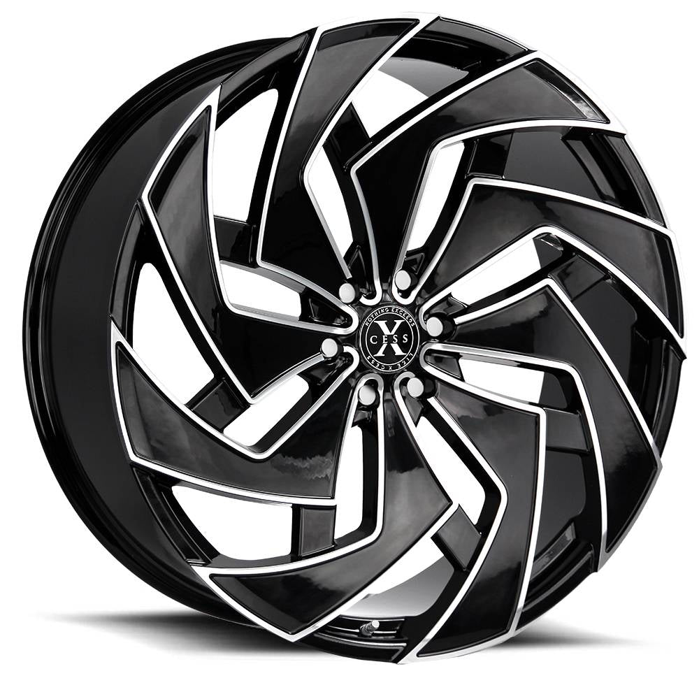 Xcess Wheels X04 Black Milled