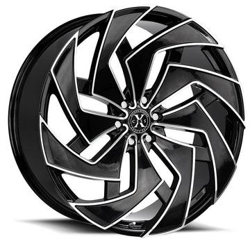 Xcess Wheels X04 Black Milled