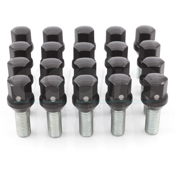 TPI Wheel Bolts - Black Duralumin Head - aspire MOTORING