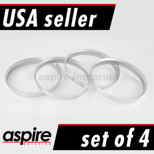 Bmw Rim Rings BMW Wheels Aluminum Hub Centric Rings 74.1 - 72.6 – aspire MOTORING