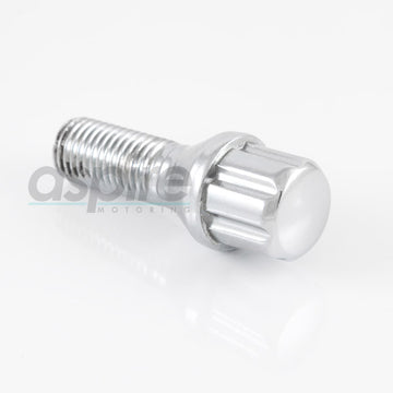 Spline Chrome Lug Bolts - aspire MOTORING