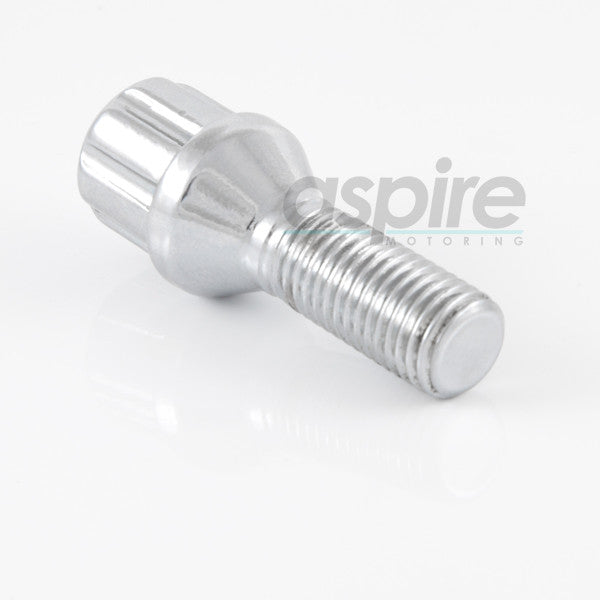Spline Chrome Lug Bolts - aspire MOTORING